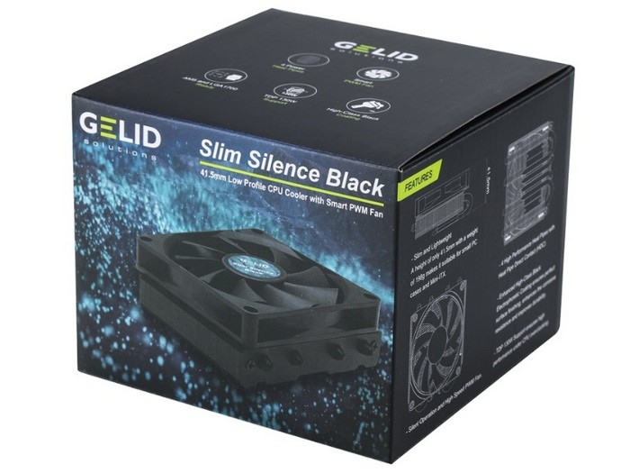 GELID捷领 发布 SLIM SILENCE BLACK 超薄下压散热器