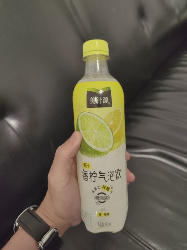 可口可乐美汁源香柠气泡饮