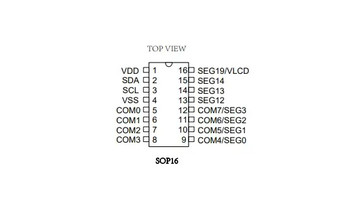 抗干扰液晶驱动芯片段式LCD驱动器高VK2C21A/B/C/D