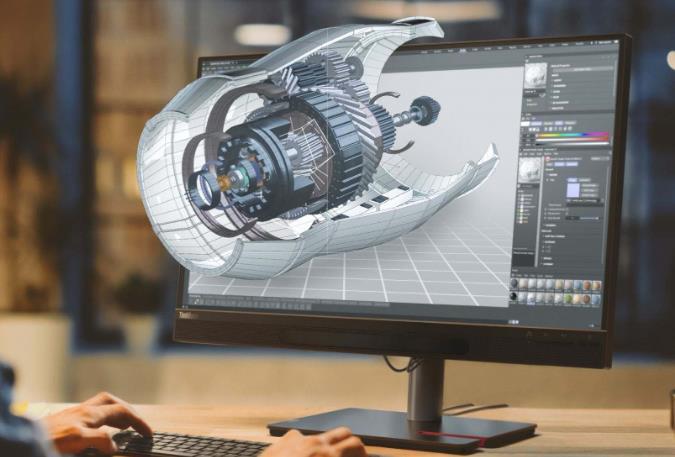 联想发布 ThinkVision 27 3D 显示器，裸眼3D显示，4K分辨率、针对CAD专业设计师插图
