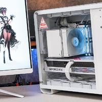 DIY搞机团 篇四十六：8500元预算上车简约的I5 13490F+RTX4070白色主机也很OK！