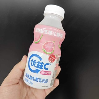 蒙牛优益C粉芭乐味益生菌乳饮品