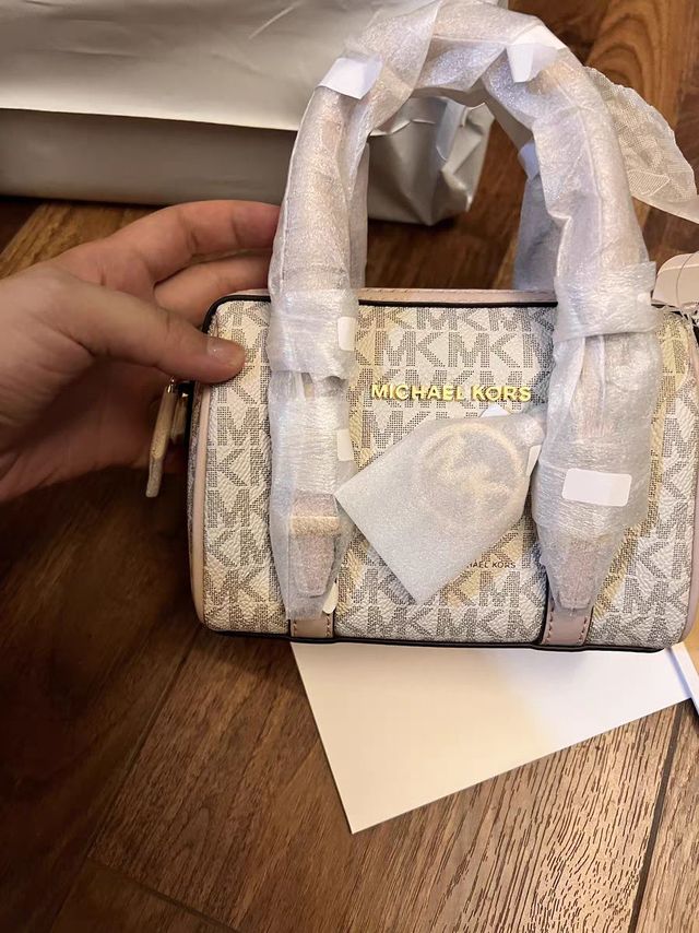 MICHAEL KORS Bedford 女士超小号老花斜挎