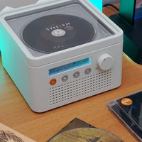 重回高中时代，可爱复古风拉满的Syitren赛塔林R200 CD播放机