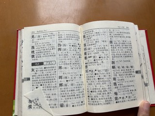 回忆学生时代翻过的新华字典。