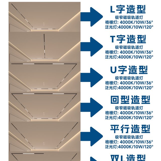 📖今天和大家分享磁吸灯常见的6⃣种组合方