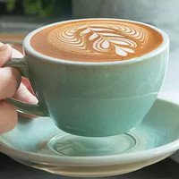 爱陶乐鸡蛋型咖啡杯，250ml陶瓷卡布拉花