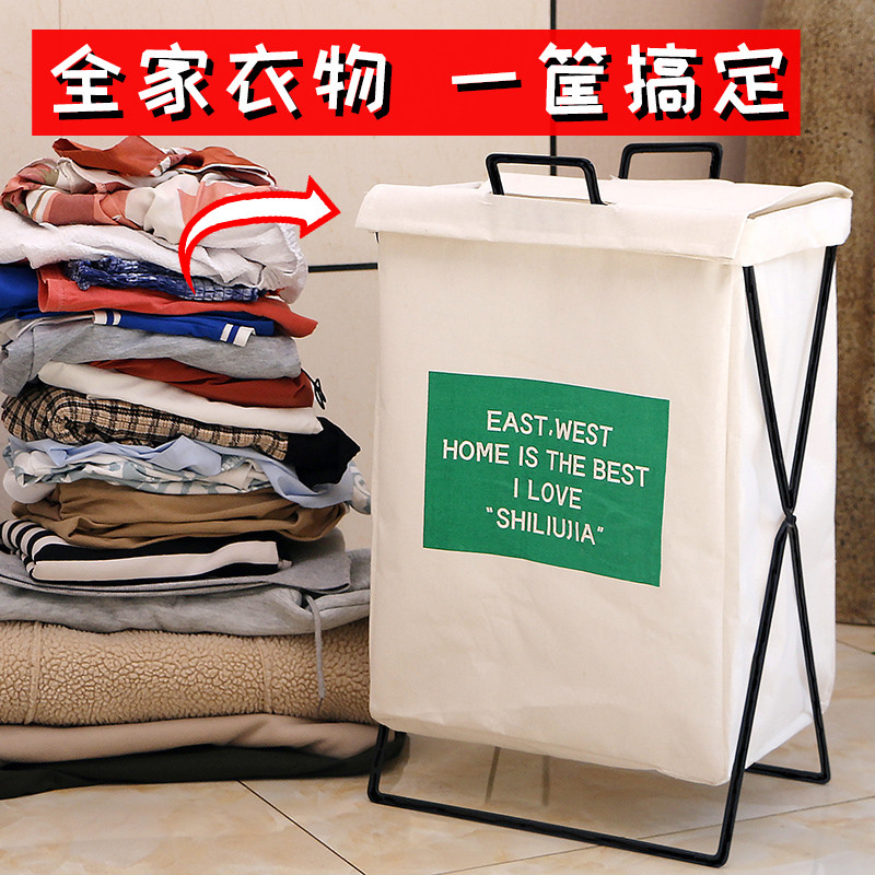 棉麻布艺脏衣收纳桶：为你的衣物提供安全的收纳空间