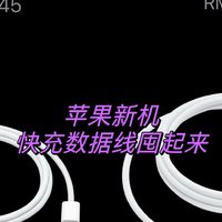 新款iPhone15pm还没到手，双C口的快充线先囤起来