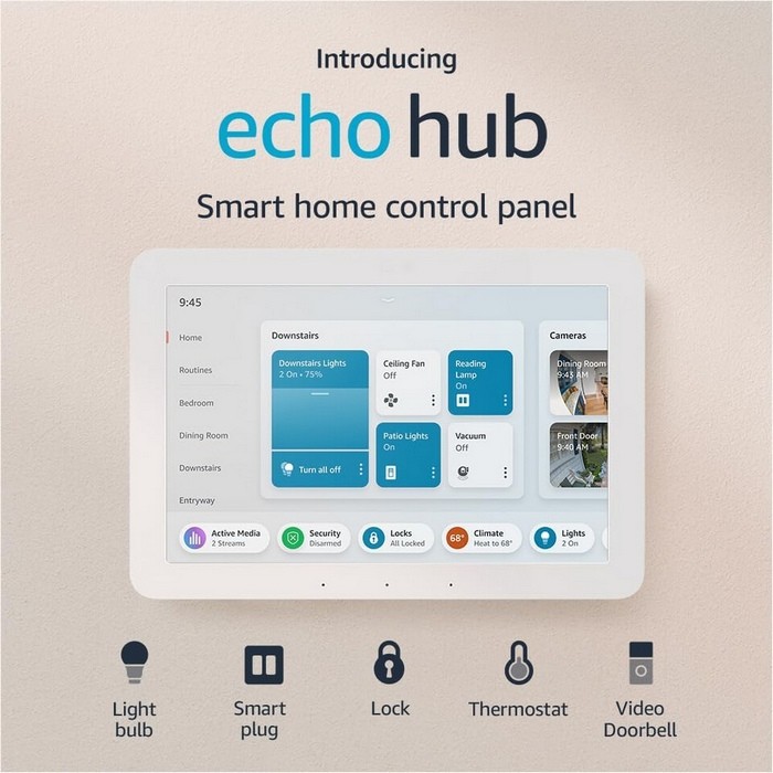 亚马逊发布 Echo Show 8 智慧屏、 Echo Hub 控制面板和 Echo Frames 智能眼镜