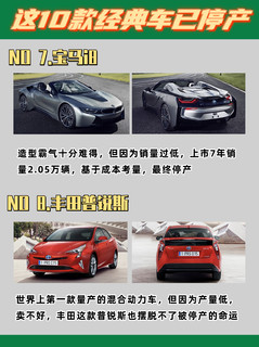 这10款经典车型🚗想要也买不到了❗