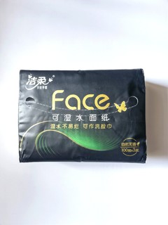 洁柔黑face，加厚三层一抽抵两抽