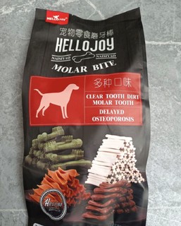 HELLOJOY狗狗零食磨牙棒泰迪成犬磨牙去牙垢 清新口气咬胶800g