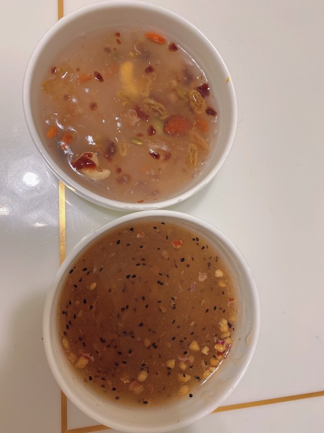 不同品牌藕粉对比