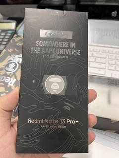 Redmi 红米 Note 13 Pro+ 12GB+512GB AAPE潮流限定版开箱