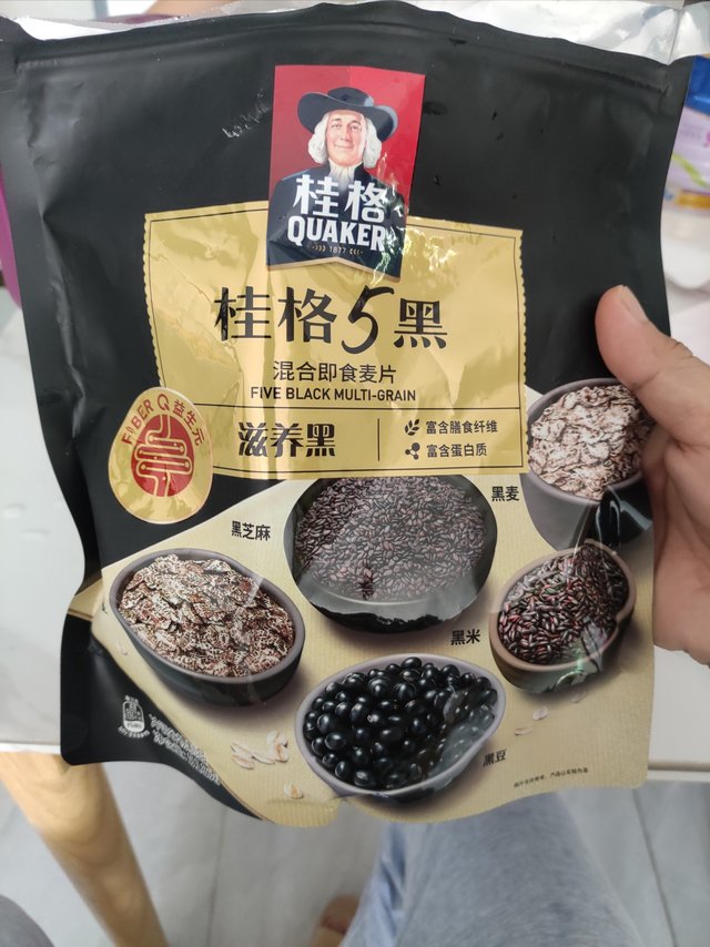 桂格5黑燕麦，早餐新选择