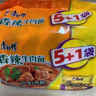 康师傅香辣牛肉面