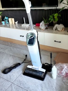 美的洗地机X5家用有线手持大吸力智能吸拖洗一体一键自动清洗