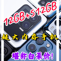 堪称白菜价！10月首选四款12GB+512GB大内存神机，最低只要1899元