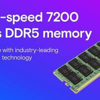 美光推出新一代 DDR5 DRAM：7200 MT/s，性能提升 50%