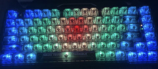 紫色魅力！雷神K75三模机械键盘，让你的桌面瞬间变身🌈