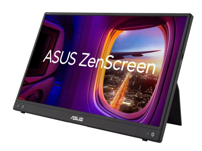 华硕发布 ZenScreen MB16AHV 便携屏、银离子抗菌、USB-C、可安装固定支架