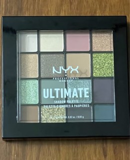 NYX16色眼影盘彩妆哑光珠光闪粉高光妆乌托邦色13.28g/盘情人节礼物 