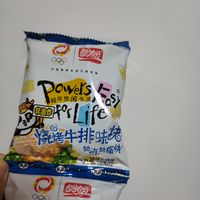 儿子的小零食，盼盼烧烤牛排味块