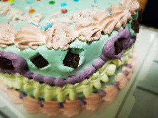 吞金兽4岁生日蛋糕