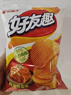 好友趣韩国泡菜味薯片，吃了忘不掉！