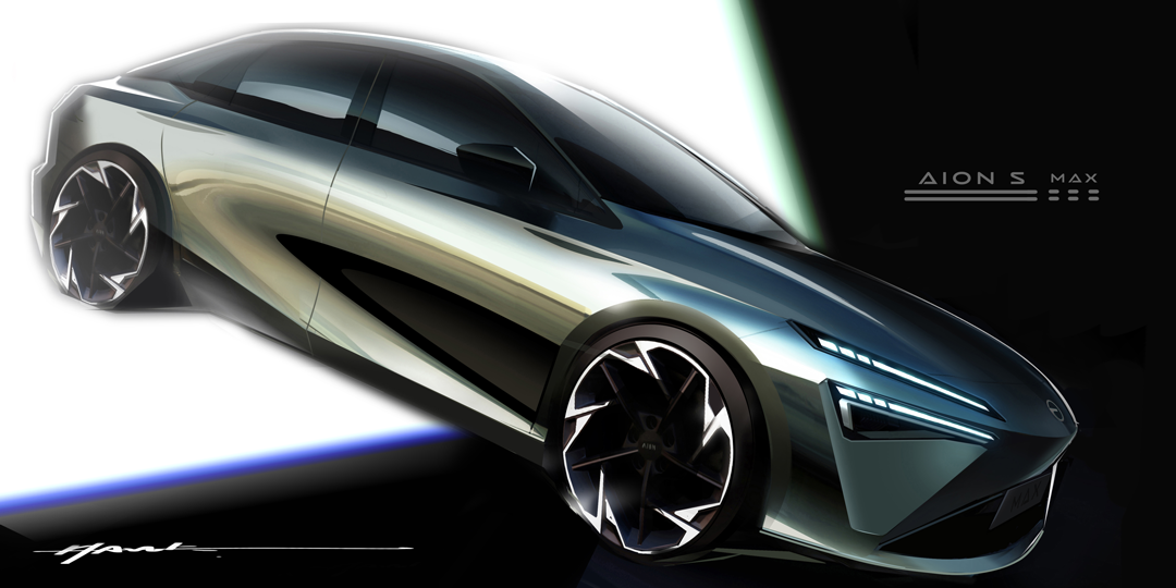 AION S Max车型设计图，10月26日上市