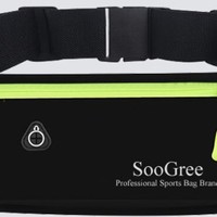 SooGree运动跑步手机腰包，户外多功能大容量收纳包