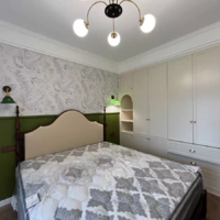 熙和美式复古全实木双人床：现代法式卧室的完美诠释