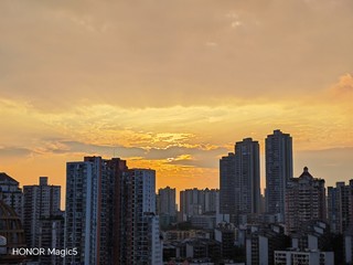 记录夕阳