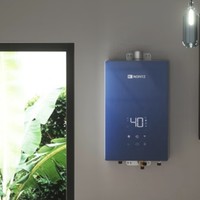 能率（NORITZ）零冷水燃气热水器16升，水量伺服器的双智控全面屏玻璃面板好物分享！