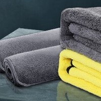 KOOLIFE擦车专用毛巾，无痕强吸水内饰清洁 4条装