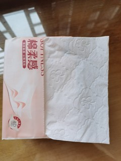 猫超金免费换的洁柔纸巾，有小蝴蝶压花