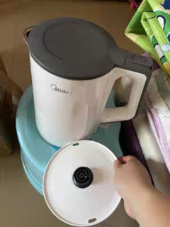美的电热水壶家用全自动304不锈钢热水壶烧水壶保温一体开水茶壶