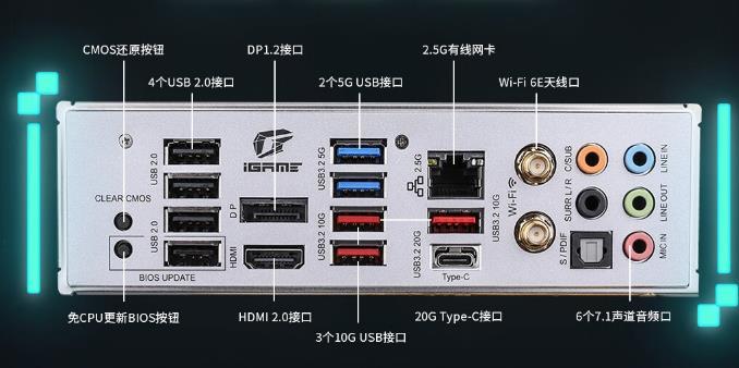 七彩虹上架 iGame Z790D5 FLOW 高端主板、雪装、豪华供电、4路M.2扩展、2.5G千兆