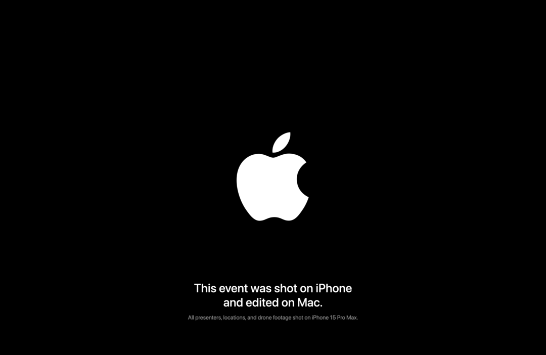 苹果整场发布会直接使用iPhone拍摄
