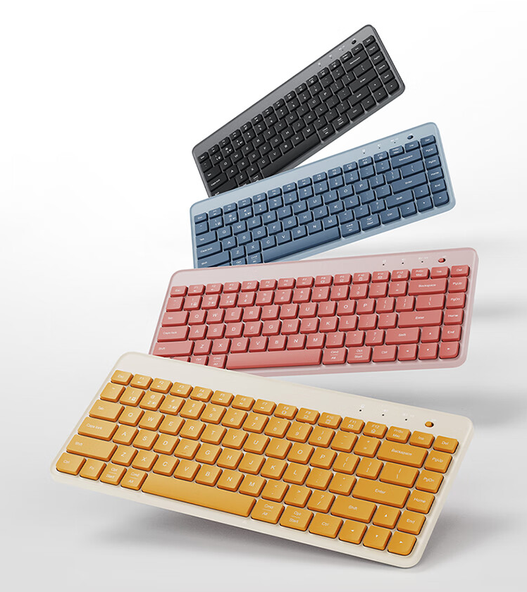 小米便携双模键盘发售：2.4GHz+蓝牙连接、柔声按键、多彩配色