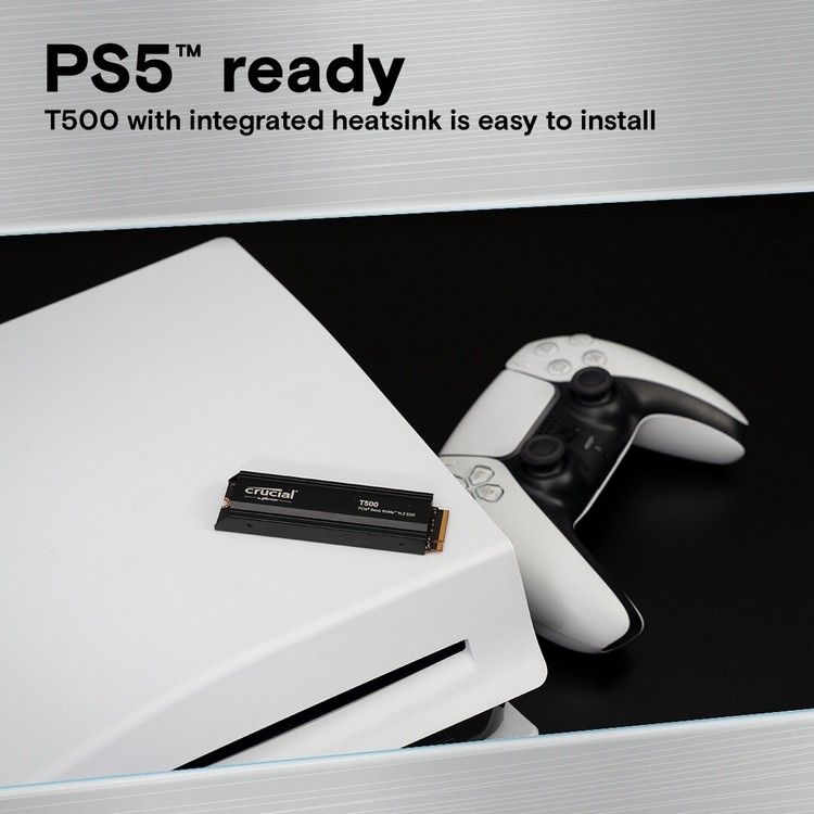 英睿达推出 T500 Gen 4 NVMe SSD，7400MB/s读取、最高 4TB 容量