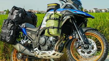 易清洁耐脏--摩托车边包双驮包，加厚全防水材质