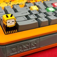 客制化玩家DIY方案 篇一：新上班动力！TANNSEN+Bilibili 办公桌上一抹爱马仕橙 OASIS 65 机械键盘同款秋色