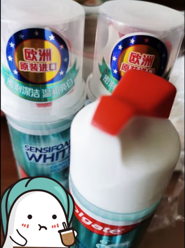 超级好用的高露洁 (Colgate) 欧洲进口密泡美白直立按压式泵式牙膏，让你轻松拥有迷人的牙齿！