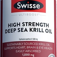 Swisse斯维诗 深海磷虾油58粒：平衡血脂，呵护心眼脑