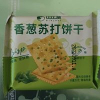 比比赞香葱苏打饼干，好干粮