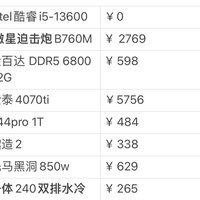 双十一攒机记录13600kf+4070ti+趣造2机箱