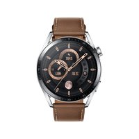 华为HUAWEIWATCHGT3咖色时尚款46mm表盘华为手表运动智能手表血氧自动检测智能心率监测腕上微信