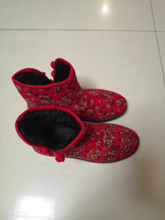 红色小棉靴，本命年最喜欢的鞋子